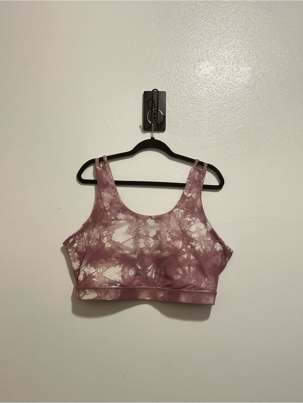 NWOT Torrid Active Mauve Pink Tie Dye Strappy Longline Sports Bra 3 3X